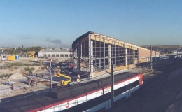 Soterramiento de la línea del ferrocarril de Renfe a su paso por Getafe (España)