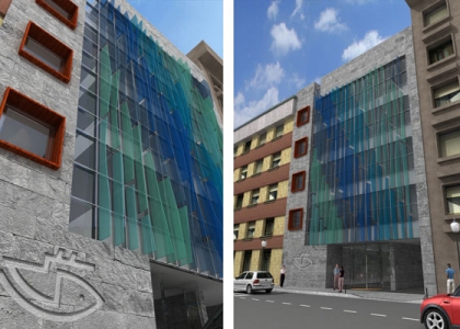 Provincial headquarters of the directorate of Social Marine Institute in Oviedo