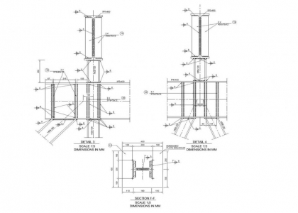 Estructura metálica de rampa de descarga