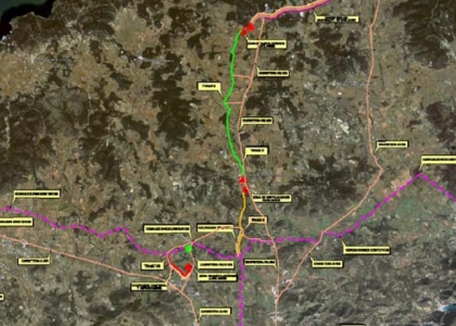 Construction project arteries desalination's overall distribution network on the island of Ibiza