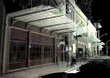 Levantamiento de la estación de França en Barcelona (España)